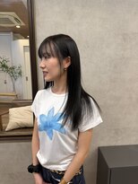 ウタリ(utari)&nbsp;重くない透明感ある暗髪【難波 桜川/髪質改善】