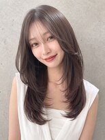 ウィールスター(Wealstar)&nbsp;ロングレイヤー　オリーブグレージュ○