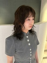 アム(amu)&nbsp;デジタルパーマ/ドライパーマ/オリーブベージュ/緩めパーマ