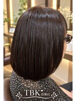 美容室ティービーケー 清瀬店(TBK)&nbsp;ふんわり丸みストレートボブ