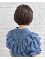 ルッカランス 経堂店(Lucca Lance)&nbsp;『ぱつっとボブ』艶と色で魅せる美シルエット/経堂/髪質改善