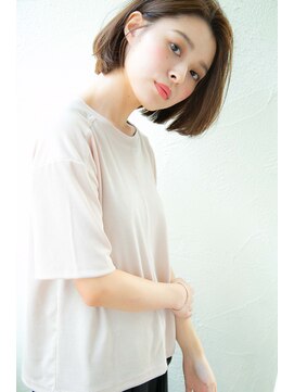 アンアミ オモテサンドウ(Un ami omotesando) 【Un ami】大人かわいい・小顔ひし形ボブ　松井