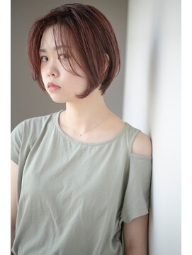 サイン パーソナルビューティー(SIGN Personal beauty) ピンクブラウンのショートレイヤー