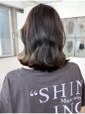 ブリーチなしラベンダーグレージュ