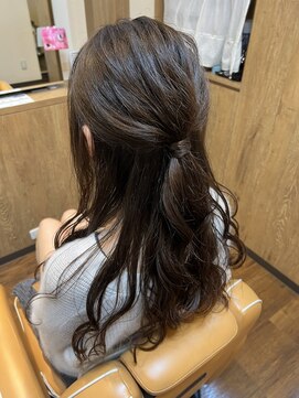 クローバー(CLOVER) ネイキッドサンド＋アメジスト、ブリーチ無し、透け感カラー☆