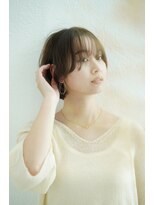 ウタ 【uta 浮田】ミストバングナチュラルショート×フォギーベージュ