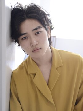 ロアーヘアー オペラオー 折尾店(RAWR hair Opera O) 【RAWR】メンズパーマ_センターパートウルフ