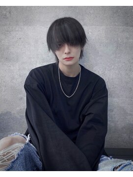 シン(syn) セクションカラー　マッシュウルフ