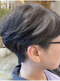 Haruka 白髪ぼかしショート｜アッシュブラック/20代30代40代50代