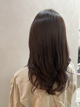 ヘアアンドメイク 心座(hair&make) 愛されるナチュラルベージュカラー