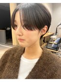 ショートボブパーマ20代30代40代イヤリングカラー大人可愛い