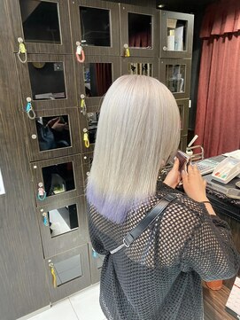 プライズ 錦糸町北口店(prize) ホワイトシルバー　×ペールパープル錦糸町北口