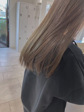 グローブス オモハラ(THE GLOBES OMOHARA) 透明感艶髪ロング〈美髪矯正＋ハイライトカラー〉