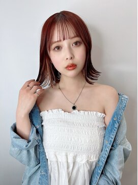 ディレクト 新宿(Direct) チェリーブラウン×外ハネボブ☆