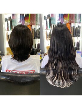 エクステンションマーク(Extension MARK) エクステでインナーカラー