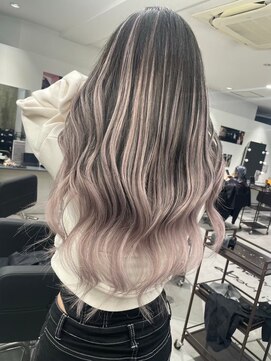 キング 枚方店(K!ng) 【枚方、高槻、梅田】ピンク系バレイヤージュ