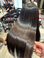 アディクト 東陽町西口(addict)&nbsp;うねりを抑える縮毛矯正_ ダークアッシュ_ロング［東陽町］