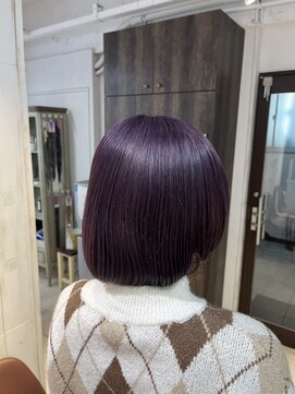 アジールヘア 池袋東口店(agir hair) ブリーチ2回ラベンダーカラーイメチェンヘアスタイル池袋東口