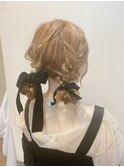 ツインテールヘアアレンジ