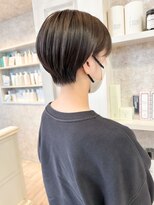 キャアリー(Caary)&nbsp;福山caary丸みショートえりあしスッキリヘアセット楽なスタイル