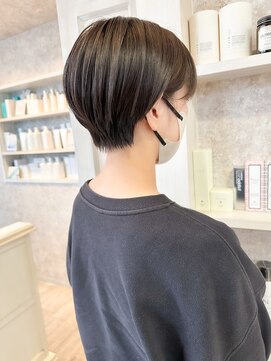 キャアリー(Caary) 福山caary丸みショートえりあしスッキリヘアセット楽なスタイル