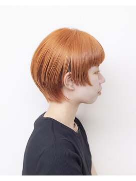 ルプラ ガーデン(le-pla garden) オレンジベージュ#ショート#ケアブリーチ#ダブルカラー#豊橋