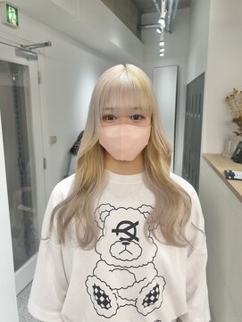 ペレ 渋谷(PELE) 前髪/アンブレラカラー/こなれミディ/イメチェン/ウェーブパーマ