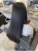 髪質改善 ツヤ髪 黒髪