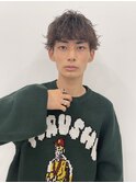 新宿/シャドウパーマ/メンズパーマ/波巻きパーマ