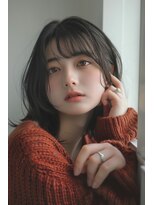 ラナ 新宿(lana)&nbsp;こなれミディアム/レイヤーカット/顔まわり/【lana hair 新宿】