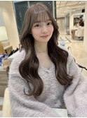 韓国 ウエーブスタイル 小顔ヘア