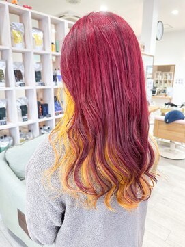 エルフ(elf) 個性派×インナーカラー/ にしじまみえ