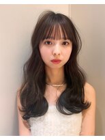 ロンド レア 天神大名店(Lond Le’a)&nbsp;ホワイトブロンド/外ハネボブ /ワイドバング/ブルーブラック