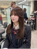 透明感カラー レイヤーカット