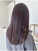 福井大和田 ブリーチなしカラー ピンクパープル