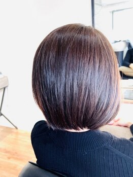 フレンズ(friends)の写真/大人女性にぴったりの美容室《friends》♪あなたの骨格やクセに合わせた施術でアレンジしやすく綺麗を維持*