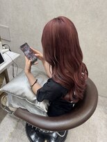 ロンド レア 天神大名店(Lond Le’a)&nbsp;ホワイトブロンド/外ハネボブ/美髪/ワイドバング/ブルーブラック