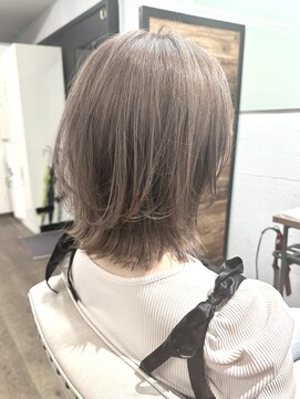 ルアン 上通り(ruen) 熊本ボブ/レイヤーボブ/ミルクティーベージュ/髪質改善/20代30代