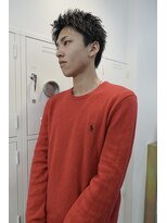 ソーレ(sole) ルーズショートメンズショートピンパーマルーズパーマ刈り上げ