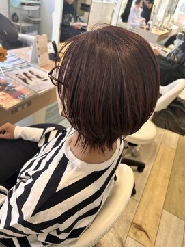 ヘアークラフト アニー 南郷18丁目店(HAIR CRAFT Annie) くびれショートボブ