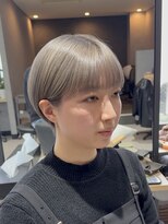 ラボヌールヘアーリアン 川越店(La Bonheur hair Lien)&nbsp;【Lien 風呂田】ホワイトブロンドマッシュショート♪