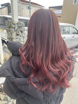 ヘアサロン ワンワールド(Hair Salon One World) チェリーレッド