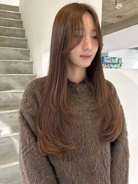 ヨーク(YOKE) 【 YOKE 】ロングレイヤー結べるレイヤーミルクブラウン