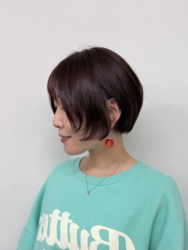 クワイア 川崎店(0choir) ピンクベージュ/アンブレラカラー/クールショート/前髪/川崎