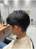 MEN'S HAIR/メンズビジネスショート/センターパート