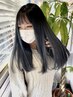 【鳴海顧客専用メニュー】フロント縮毛矯正＋カット