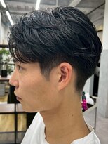 ナム 錦糸町(NAM)&nbsp;MEN’S/リバースセンターパート/ニュアンスパーマ/錦糸町