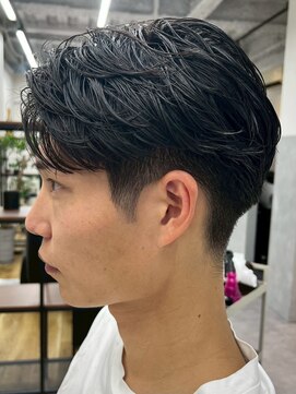 ナム 錦糸町(NAM) MEN’S/リバースセンターパート/ニュアンスパーマ/錦糸町