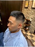 御徒町/刈り上げセンターパート/波巻きツイストスパイラル