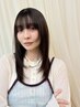 カット+低アルカリカラー+髪質改善縮毛矯正+2stepTR¥29700→